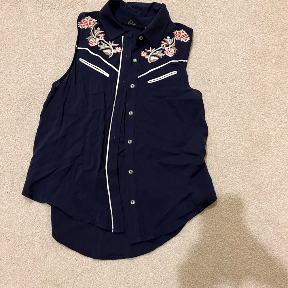 Vintage blouse vest